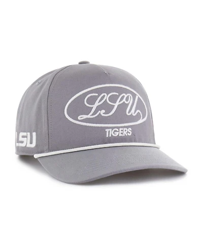 '47 Brand Men's Gray Lsu Tigers Contemporary Basics Foundational Rope Hitch Adjustable Hat