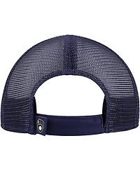 New Era Toddler White/Navy Milwaukee Brewers Painted A-Frame 9FORTY Trucker Adjustable Hat