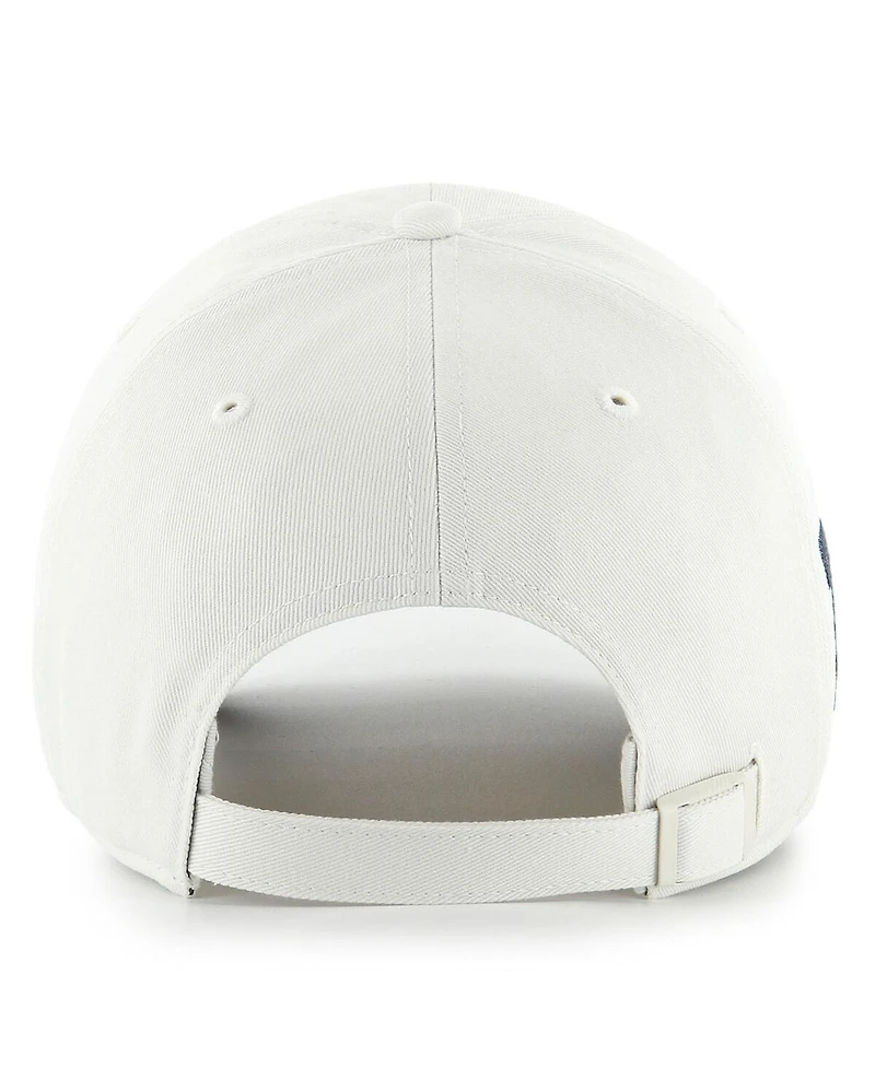 '47 Brand Men's White Michigan Wolverines Contemporary Basics Foundation Clean Up Adjustable Hat