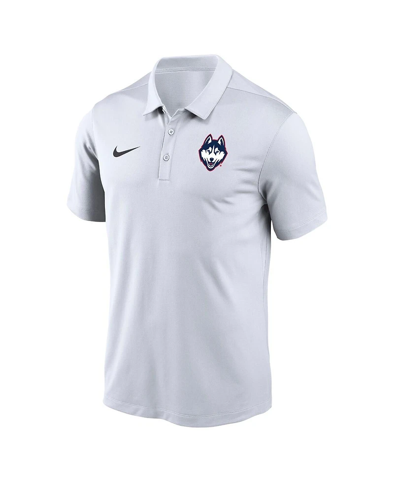 Nike Men's White UConn Huskies Victory Solid Performance Polo Shirt