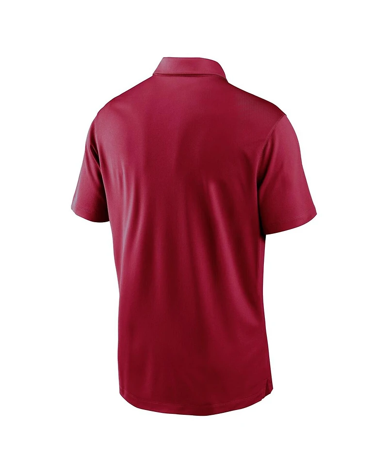 Nike Men's Crimson Arkansas Razorbacks Victory Solid Performance Polo Shirt