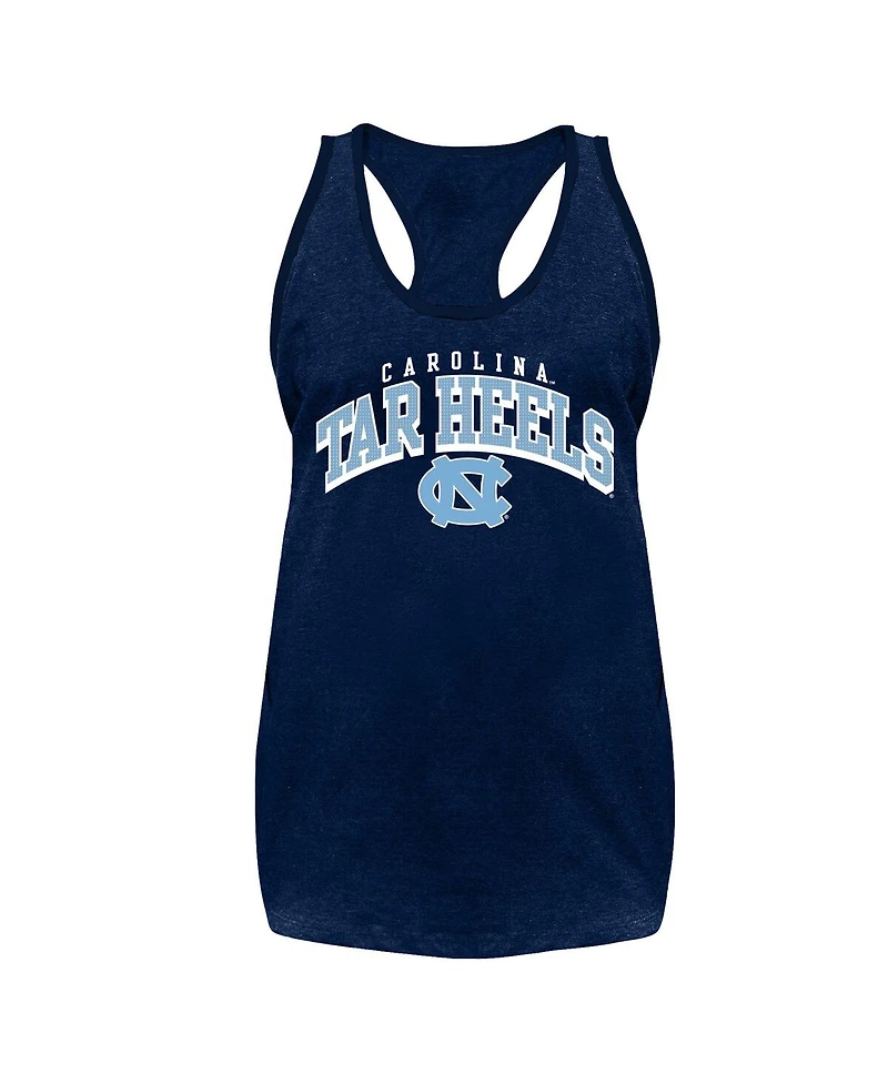 Fanatics Women's Navy North Carolina Tar Heels Plus Arch Tank Top