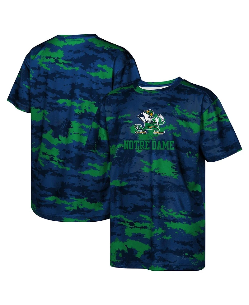 Outerstuff Big Boys and Girls Navy Notre Dame Fighting Irish Scrimmage Sublimated T-Shirt