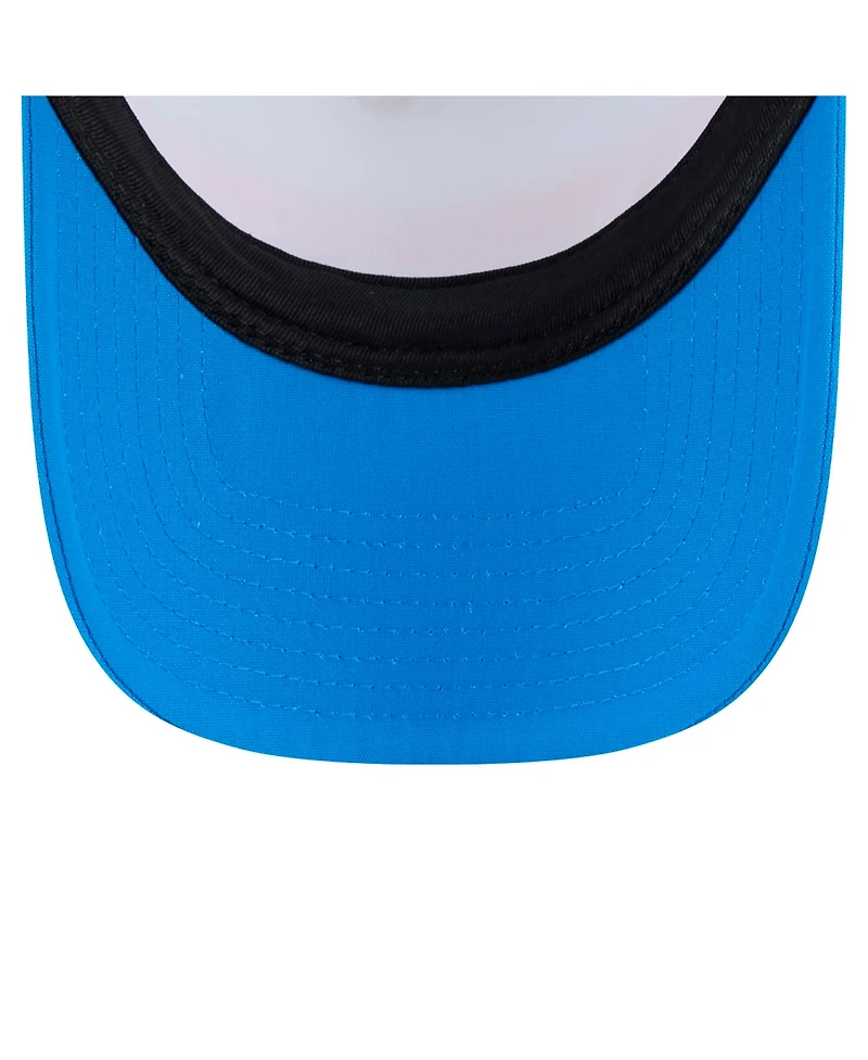 New Era Big Boys and Girls Powder Blue Los Angeles Chargers Sport Night Color Block 9FORTY A-Frame Trucker Adjustable Hat