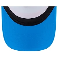 New Era Big Boys and Girls Powder Blue Los Angeles Chargers Sport Night Color Block 9FORTY A-Frame Trucker Adjustable Hat