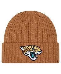 New Era Men's Tan Jacksonville Jaguars Color Pack Cuffed Knit Hat