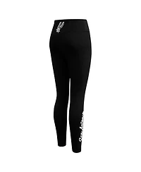 Pro Standard Women's Black San Antonio Spurs Paint the City Tri-Blend Jersey Leggings