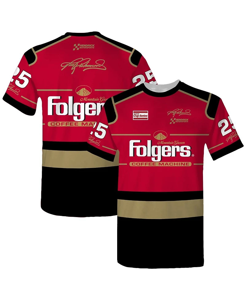 Hendrick Motorsports Team Collection Men's Red Tim Richmond Folgers Legend Uniform T-Shirt