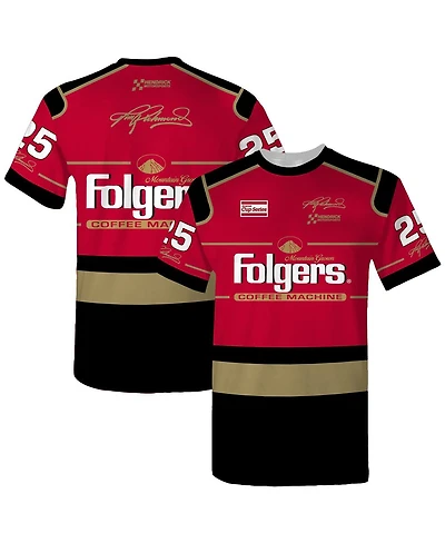 Hendrick Motorsports Team Collection Men's Red Tim Richmond Folgers Legend Uniform T-Shirt