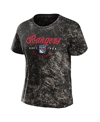 Fanatics Women's Black New York Rangers Breakaway T-Shirt