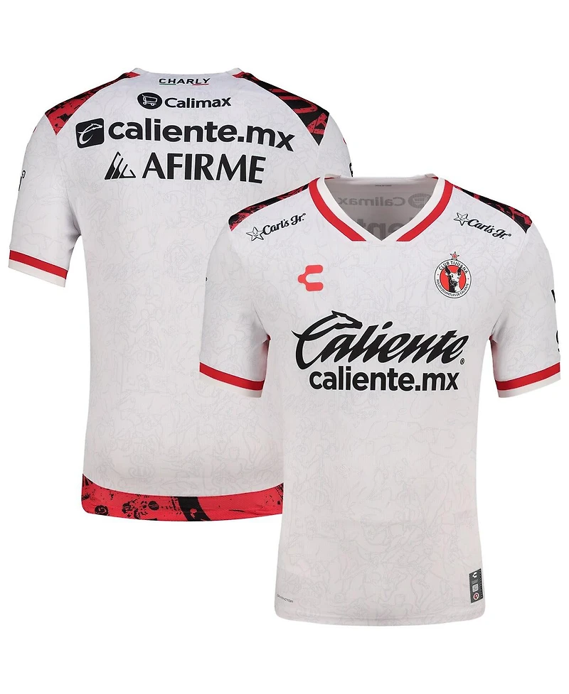 Charly Men's White Club Tijuana 2025/26 Away Authentic Jersey