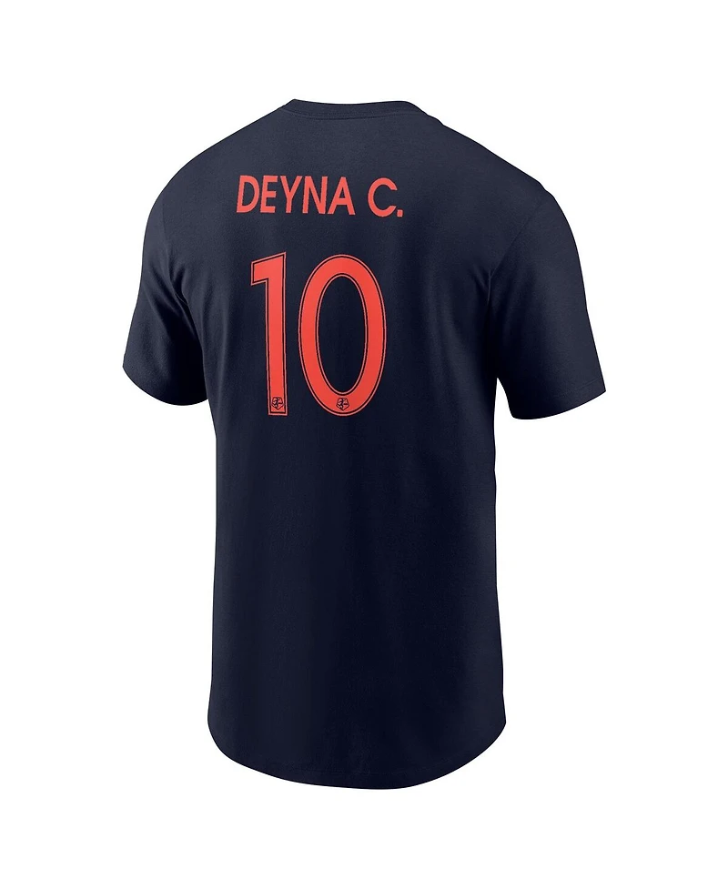 Nike Men's Deyna Castellanos Navy Bay Fc Core Crew Neck T-Shirt