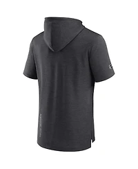 Fanatics Men's Heather Charcoal New Jersey Devils Authentic Pro Pullover Hoodie