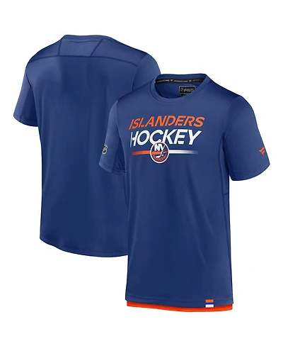 Fanatics Men's Royal New York Islanders Authentic Pro Tech T-Shirt