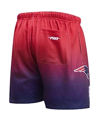 Pro Standard Men's Navy/Red New England Patriots Ombre Mesh Shorts