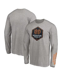 Fanatics Men's Heather Gray Houston Dynamo Long Sleeve T-Shirt