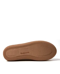 Dearfoams Women's Hayes Soft Knit Moccasin House Shoe Slipper