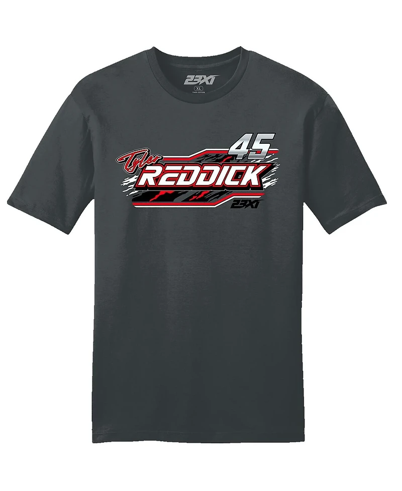 23xi Racing Big Boys and Girls Charcoal Tyler Reddick Jordan Car T-Shirt