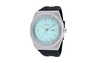 Invicta Men's Huracan Quartz 3 Hand Turquoise Dial Watch
