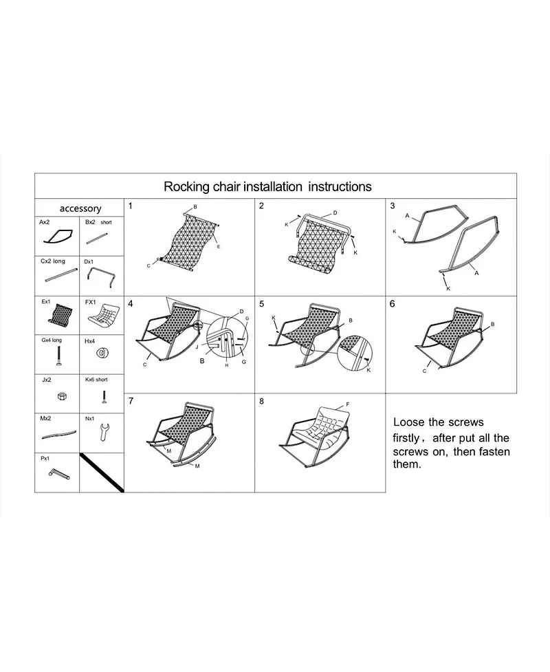 Casainc Rocking Chair with Extra-Wide leather Upholstered Gliding Boucle Reclining