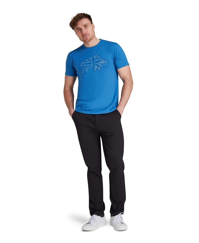 Raging Bull Big & Tall Stitch Embroidery T-Shirt