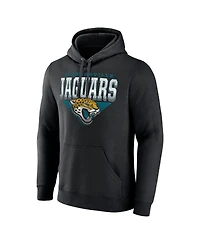 Fanatics Men's Black Jacksonville Jaguars Geometric Chrome Pullover Hoodie