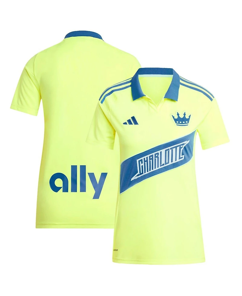 Adidas Women's Yellow Charlotte Fc 2025 Third Replica Jersey