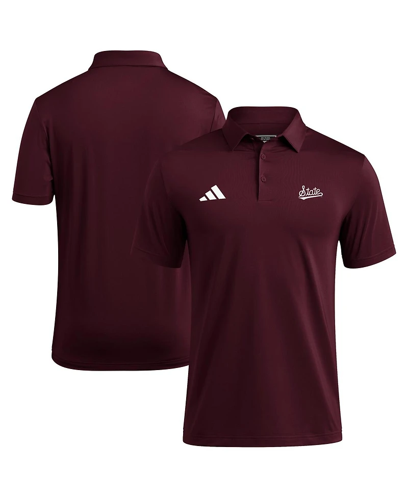 Adidas Men's Maroon Mississippi State Bulldogs Ultimate 365 Polo Shirt