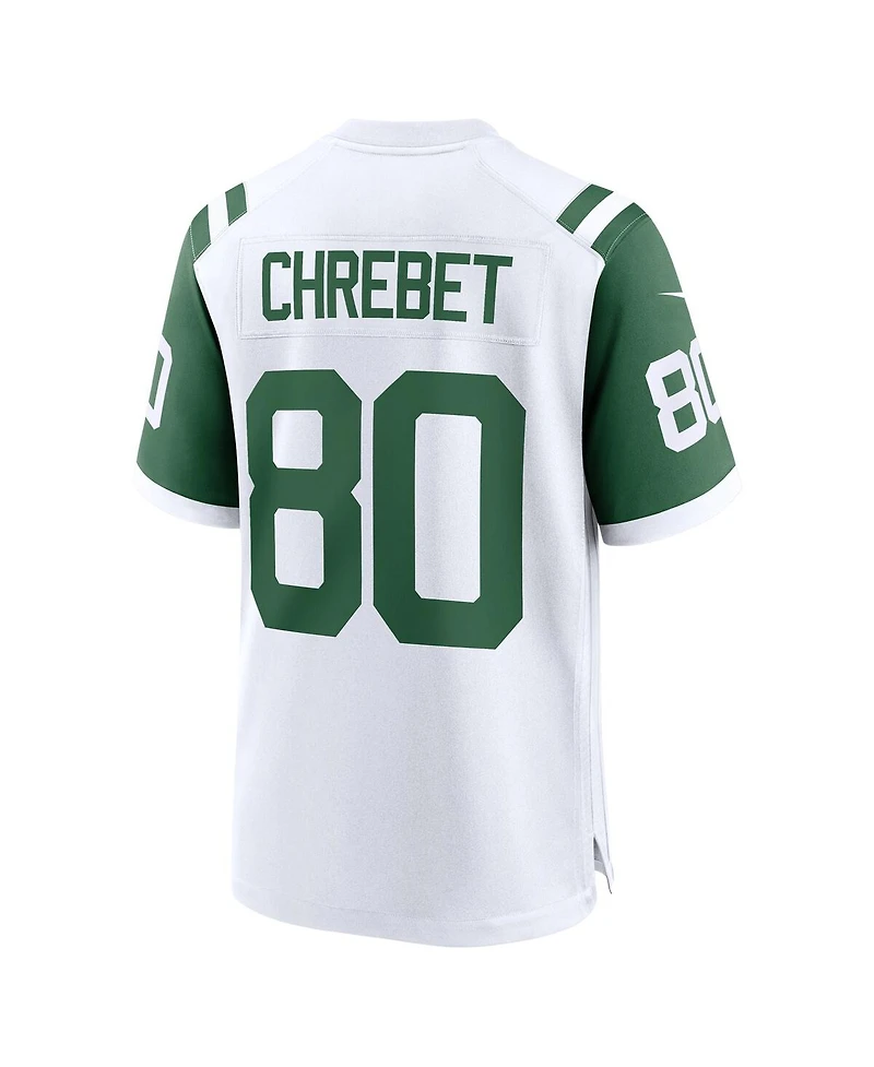 Nike Men's Wayne Chrebet White New York Jets Retired Player Alternate Game Jersey