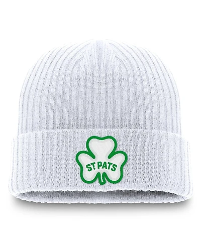 Fanatics Men's White Toronto St. Pats Component Cuffed Knit Hat