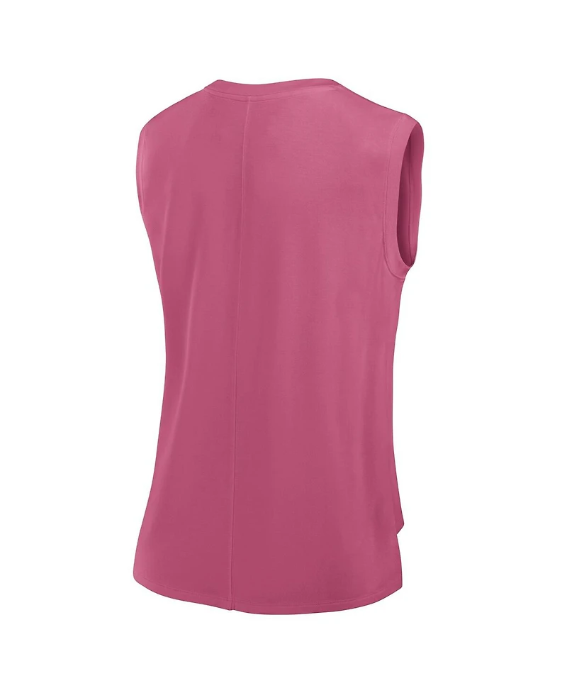 Fanatics Women's Pink Minnesota Vikings Studio Embrace Tank Top