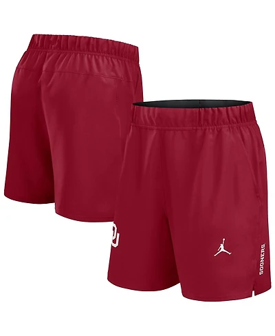 Jordan Men's Crimson Oklahoma Sooners Primetime Woven Victory Performance Shorts