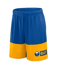 Logo Athletic Men's Royal/Yellow Buffalo Sabers Best of the Shorts