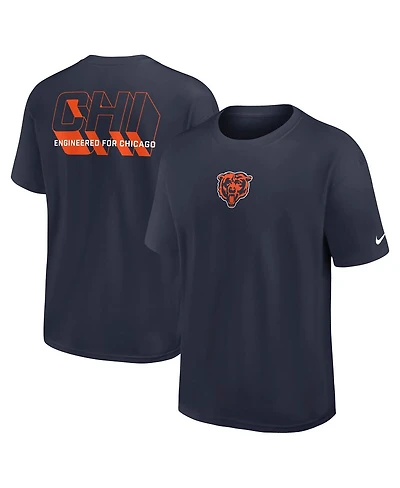 Nike Men's Navy Chicago Bears Dominate the Game Essential Max90 T-Shirt
