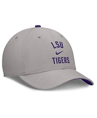 Nike Men's Gray Lsu Tigers Rise Prep Performance Flex Hat