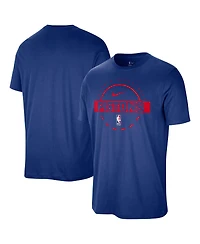 Nike Men's Blue Detroit Pistons Authentic Practice T-Shirt