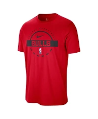 Nike Men's Red Chicago Bulls Authentic Practice T-Shirt