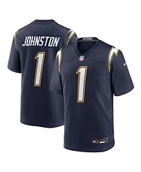 Nike Men's Quentin Johnston Navy Los Angeles Chargers Alternate Super Game Player Jersey
