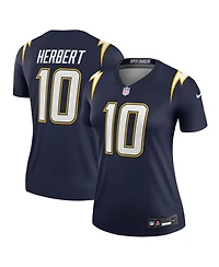 Nike Women's Justin Herbert Navy Los Angeles Chargers Alternate Super Legend Player Performance Top