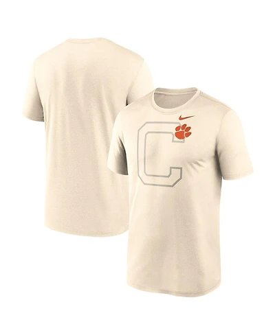 Nike Men's Natural Clemson Tigers Campus Shadow Legend Performance T-Shirt