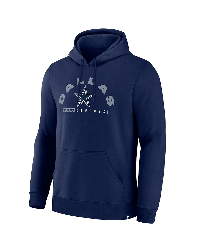 Fanatics Men's Navy Dallas Cowboys Delay of Game Legacy Pullover Hoodie