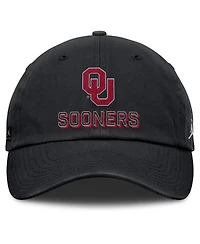 Jordan Men's Black Oklahoma Sooners 2025 On-Field Club Adjustable Hat