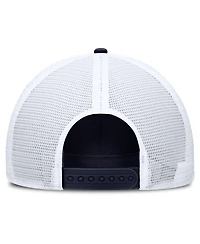 Nike Men's Navy/White Penn State Nittany Lions 2025 On-Field Rise Engineered Trucker Adjustable Hat
