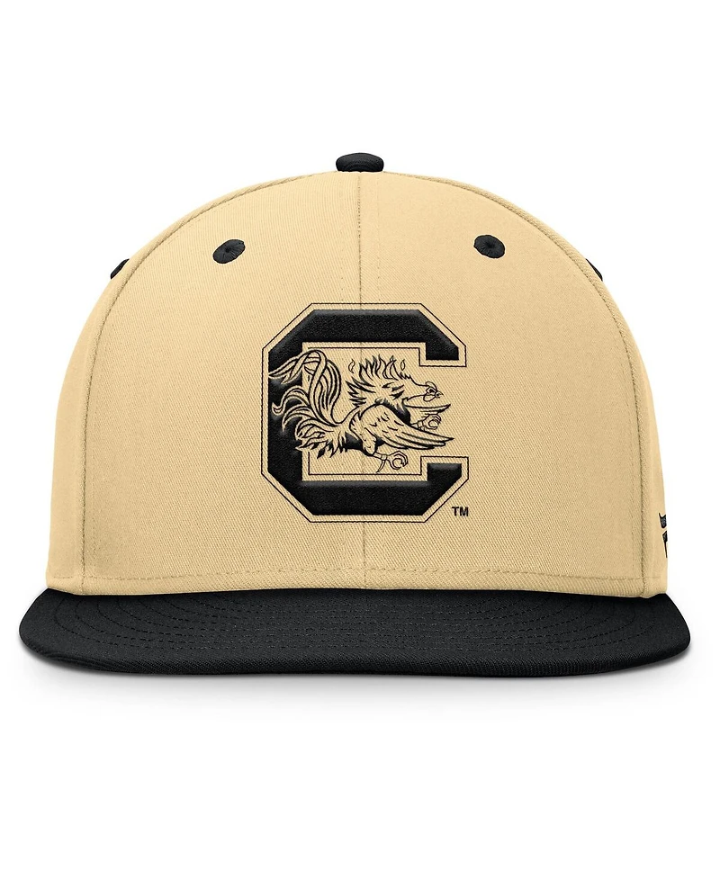 Fanatics Men's Khaki/Black South Carolina Gamecocks Balance Fitted Hat