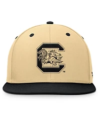 Fanatics Men's Khaki/Black South Carolina Gamecocks Balance Fitted Hat