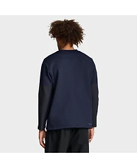 Nike Men's Navy West Virginia Mountaineers 2025 Sideline Coach Performance Long Sleeve T-Shirt