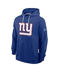 Nike Men's Royal New York Giants Sideline Standard Issue Initial Home Dri-fit Hoodie