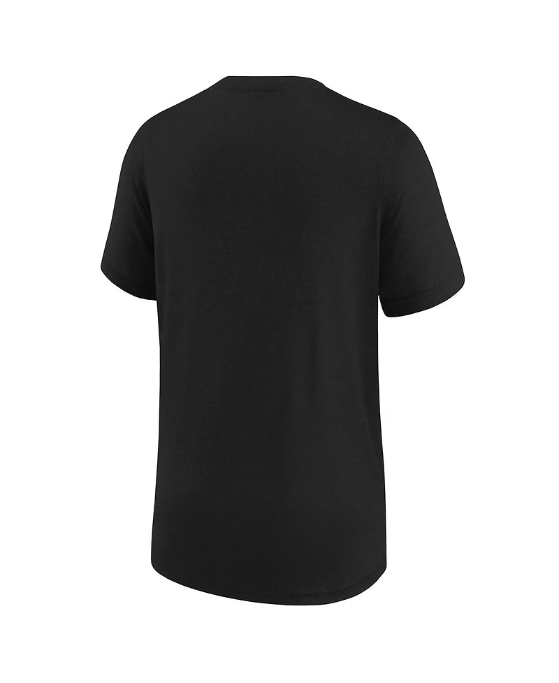 Nike Big Boys and Girls Black Jacksonville Jaguars Icon Legend T-Shirt
