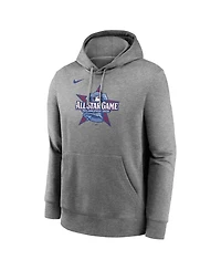 Nike Men's Heather Charcoal 2026 Mlb All-Star Game Logo Club Pullover Hoodie