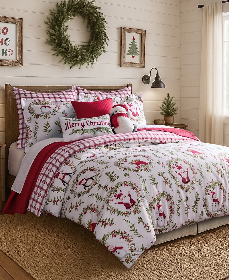 Levtex Home Pine and Plaid Reversible -Pc. Duvet Cover Set